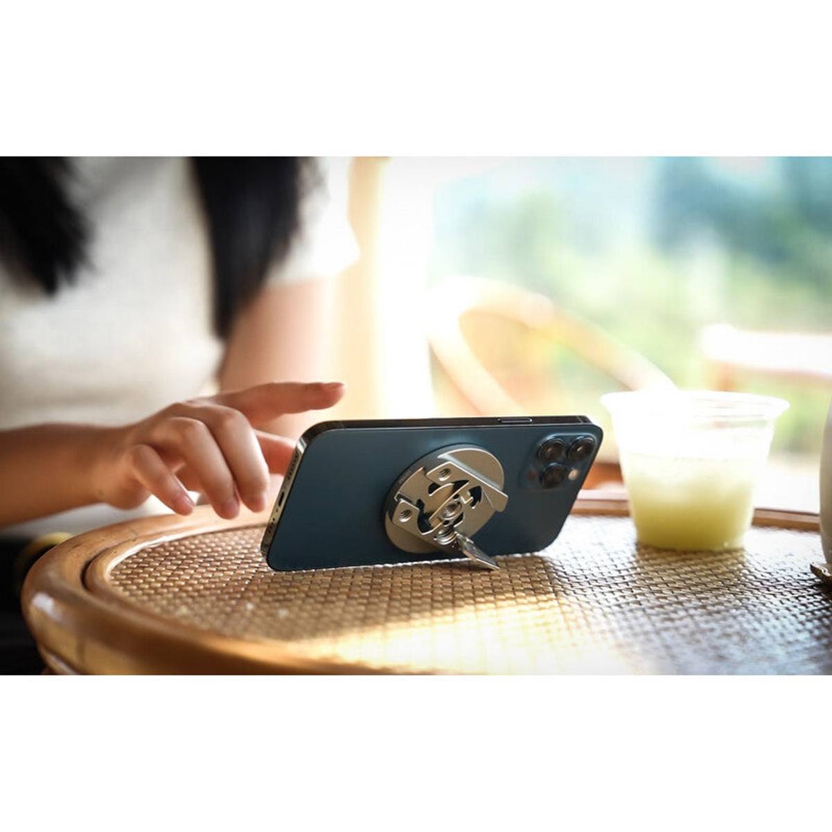 Support magnétique pour smartphone PM-01 en aluminium - Leofoto