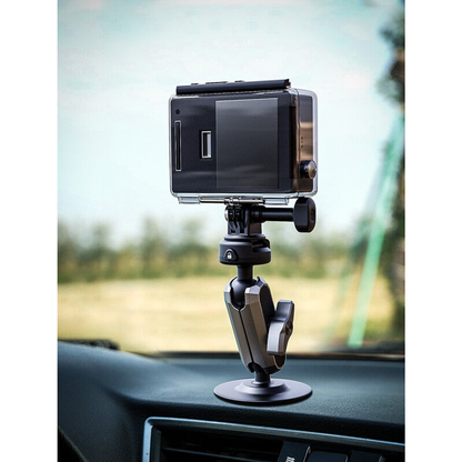 Support adhésif articulé pour action-cam, flash et caméra légère - Leofoto