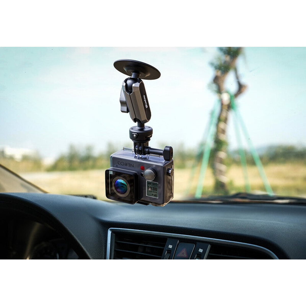 Support adhésif articulé pour action-cam, flash et caméra légère - Leofoto