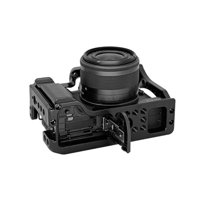 Cage caméra pour Canon EOS M50 en aluminium CNC - Leofoto