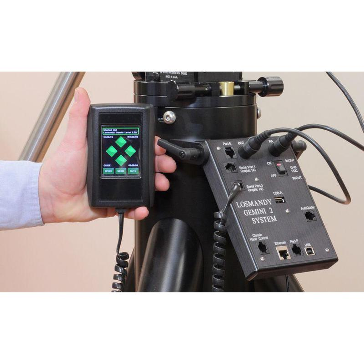 Monture équatoriale GM811G Gemini 2 GoTo avec trépied HD - Losmandy