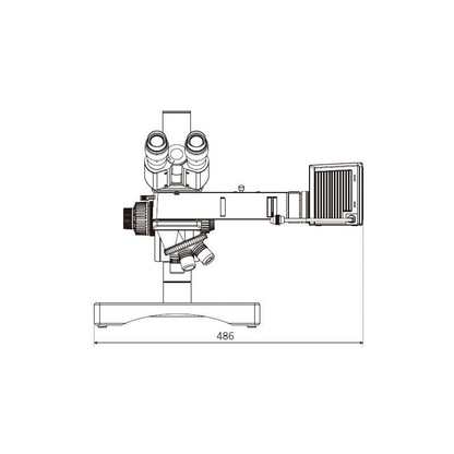 Microscope métallographique binoculaire BA310 MET-H 50x à 500x - Motic