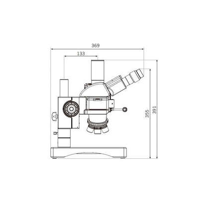 Microscope métallographique binoculaire BA310 MET-H 50x à 500x - Motic