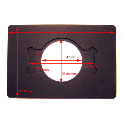 Support pour boîte de Petri 54 mm et porte-objet 26 x 76 mm - Motic