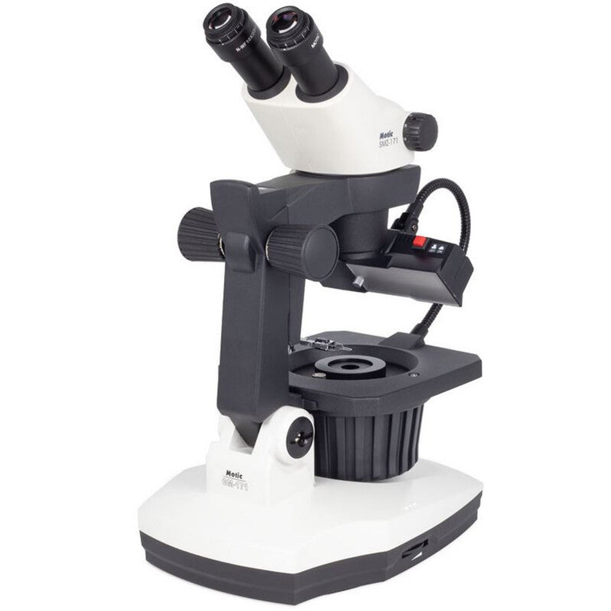 Microscope stéréoscopique binoculaire zoom 7,5-50x pour gemmologie - Motic
