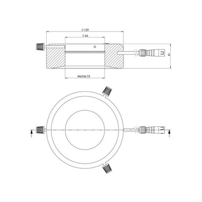 Anneau lumineux LED UV 365 nm haute puissance
