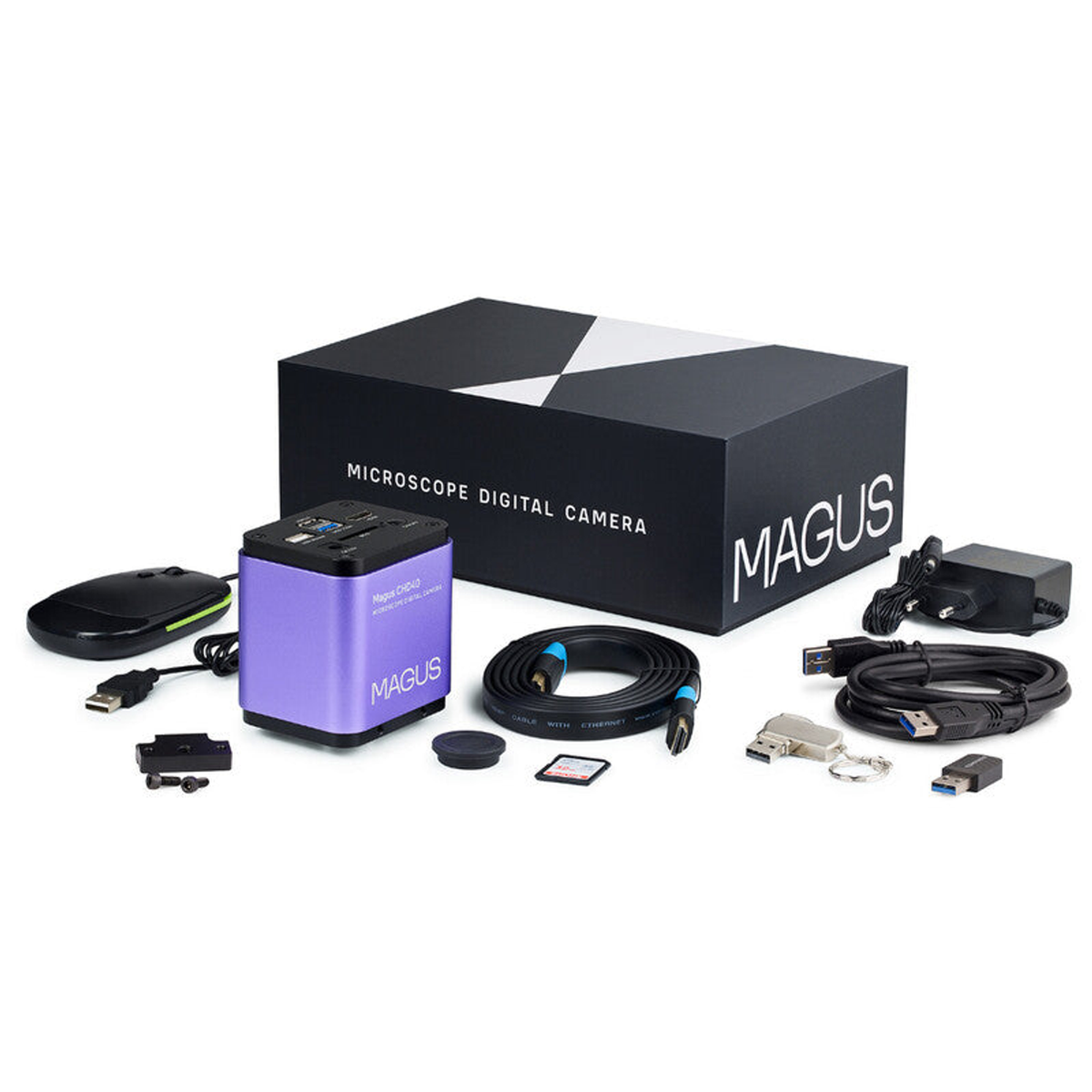 Caméra pour microscope CHD40 8 MP 4K HDMI, USB 3.0 et Wi-Fi - MAGUS