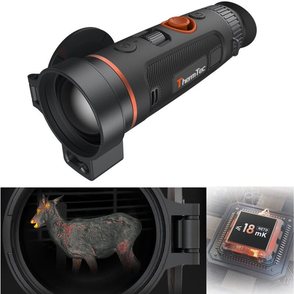 Caméra thermique Wild 650L avec télémètre laser 1 000 m - ThermTec