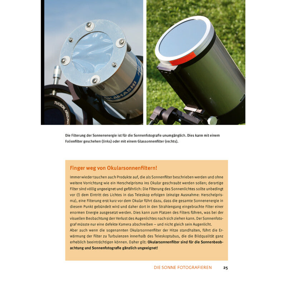 Photographier le Soleil : guide de photographie solaire - Oculum Verlag