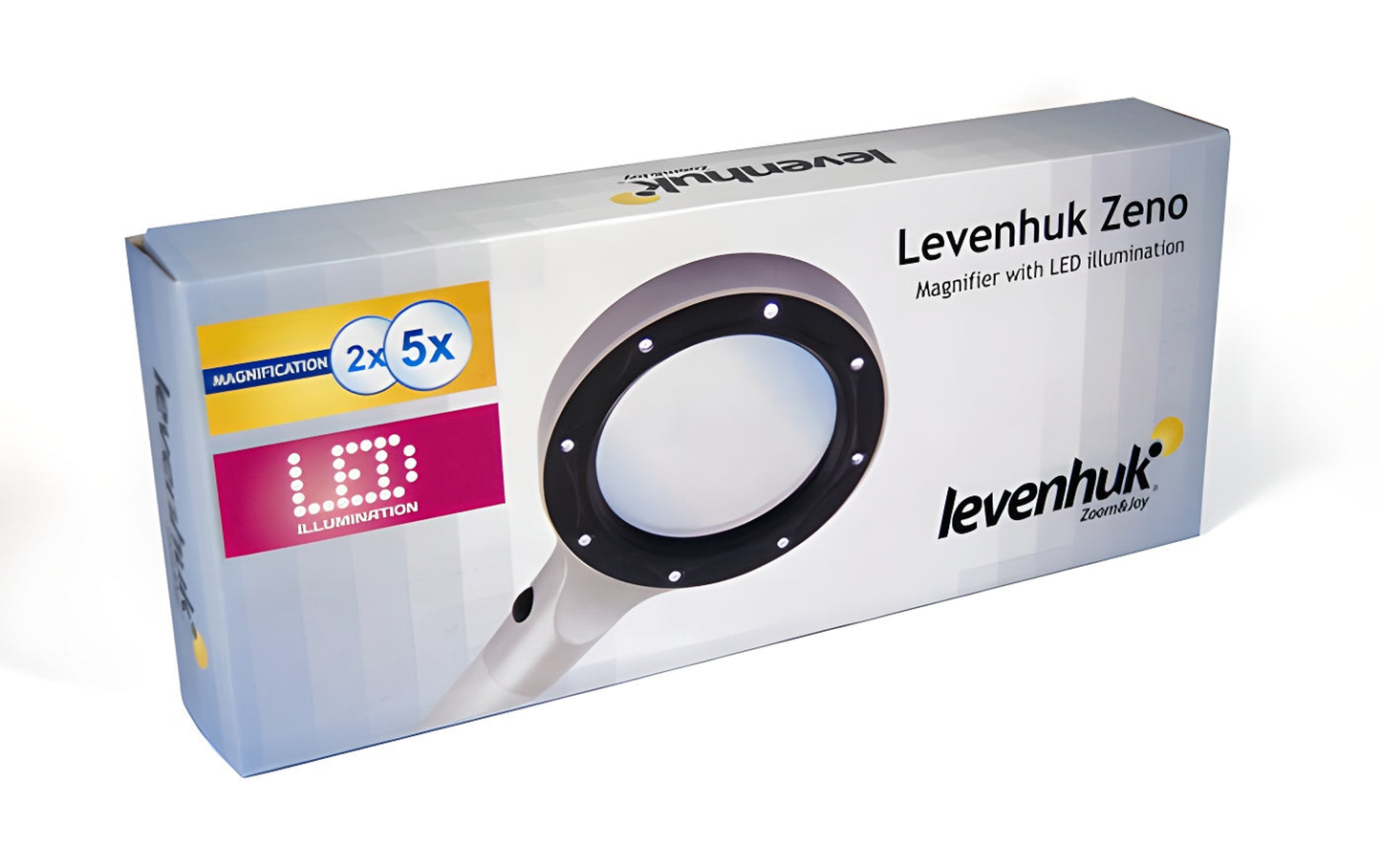 Loupe bifocale LED Zeno 400 2x/4x avec manche en aluminium - Levenhuk