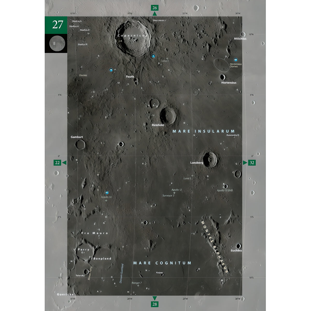 Duplex Moon Atlas Deluxe – Atlas lunaire A3 bilingue | Oculum Verlag