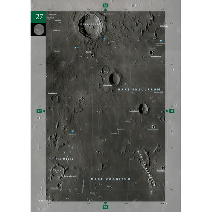 Duplex Moon Atlas Deluxe – Atlas lunaire A3 bilingue | Oculum Verlag
