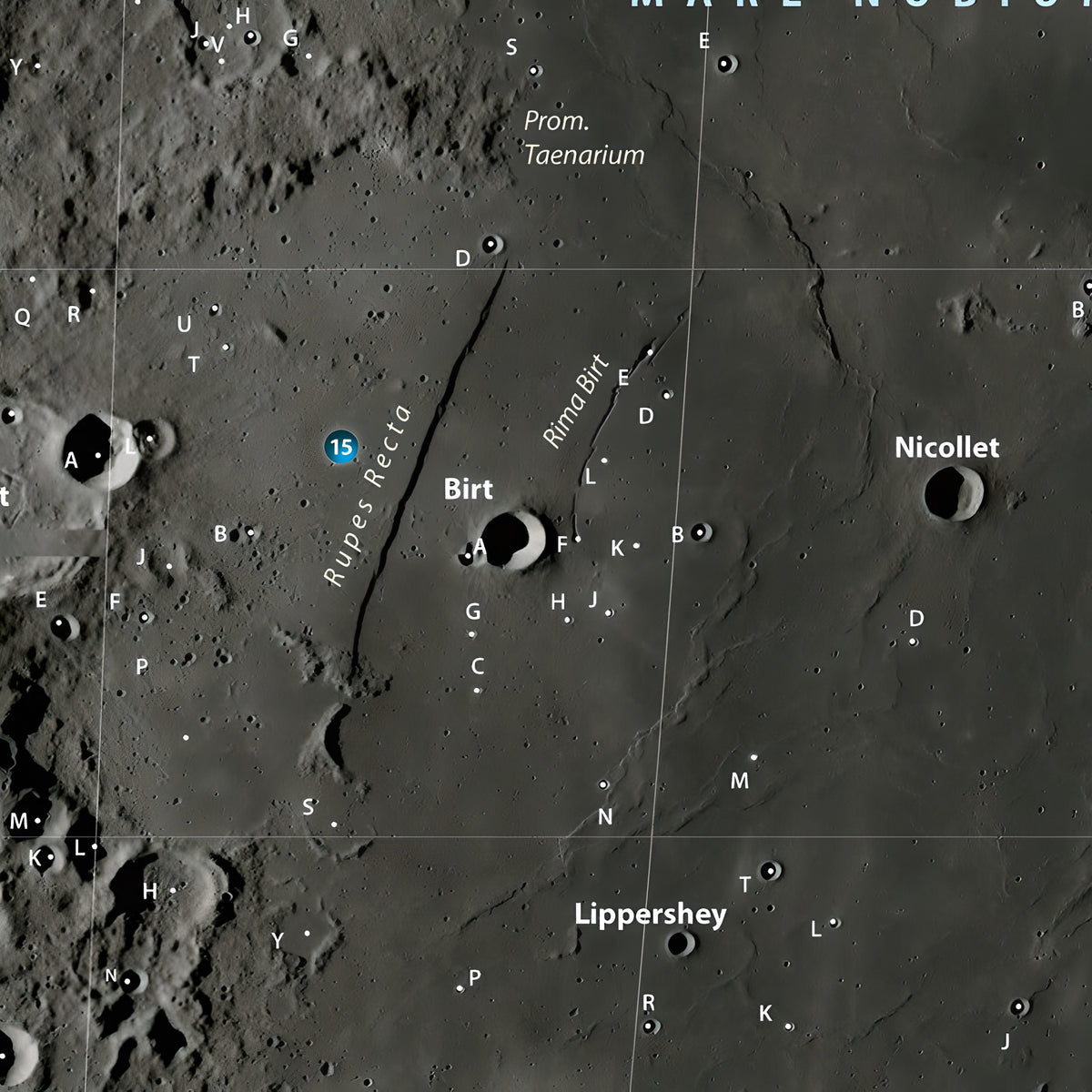 Duplex Moon Atlas Deluxe – Atlas lunaire A3 bilingue | Oculum Verlag