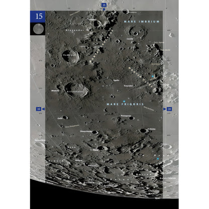 Duplex Moon Atlas Deluxe – Atlas lunaire A3 bilingue | Oculum Verlag