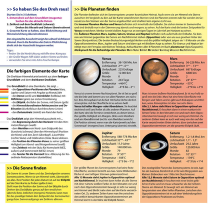 Carte céleste tournante pour l'astronomie 30 cm - Oculum Verlag
