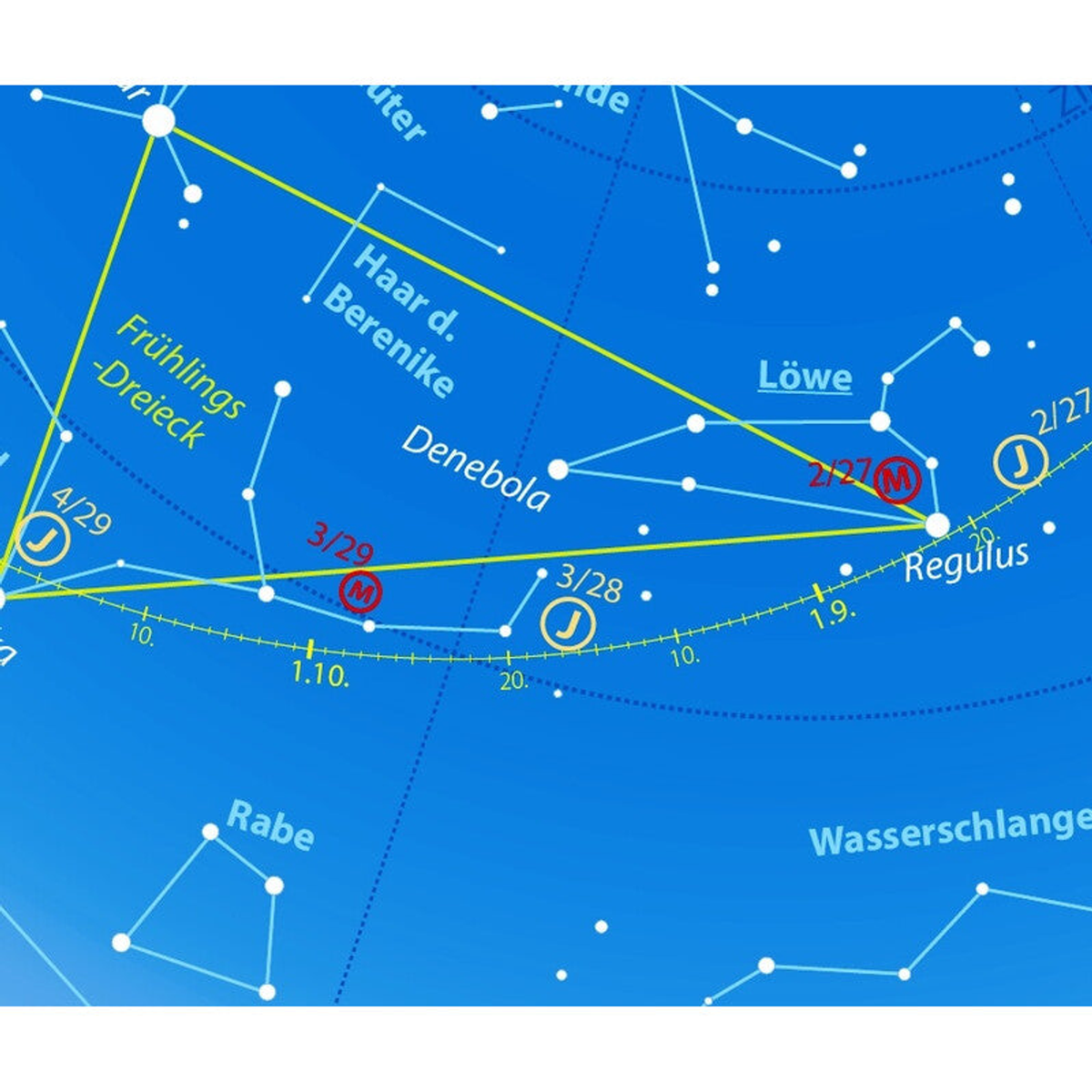 Carte céleste tournante pour l'astronomie 30 cm - Oculum Verlag