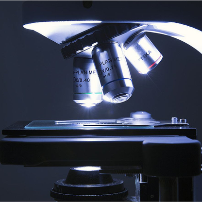 Microscope de discussion trinoculaire à 3 têtes B-510-3 IOS W-PLAN 40–1000× - Optika