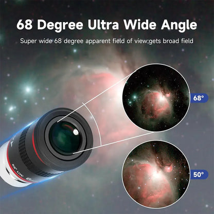 Ultraszéleslátószögű okulárok 68° - 6mm, 9mm, 15mm, 20mm - SVBONY