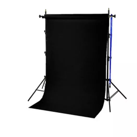 BR-TP240 240 cm Height Backdrop System, 1.35x11 m Black Roll – Bresser