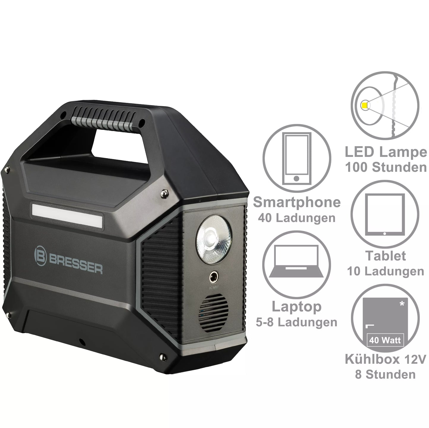 Mobile Strømkilde 100 W - Bresser