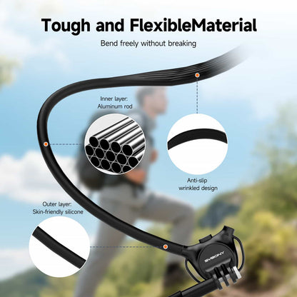 SVBONY Sports Camera Neck Mount, Free your hands - Vlogging/Live Streaming