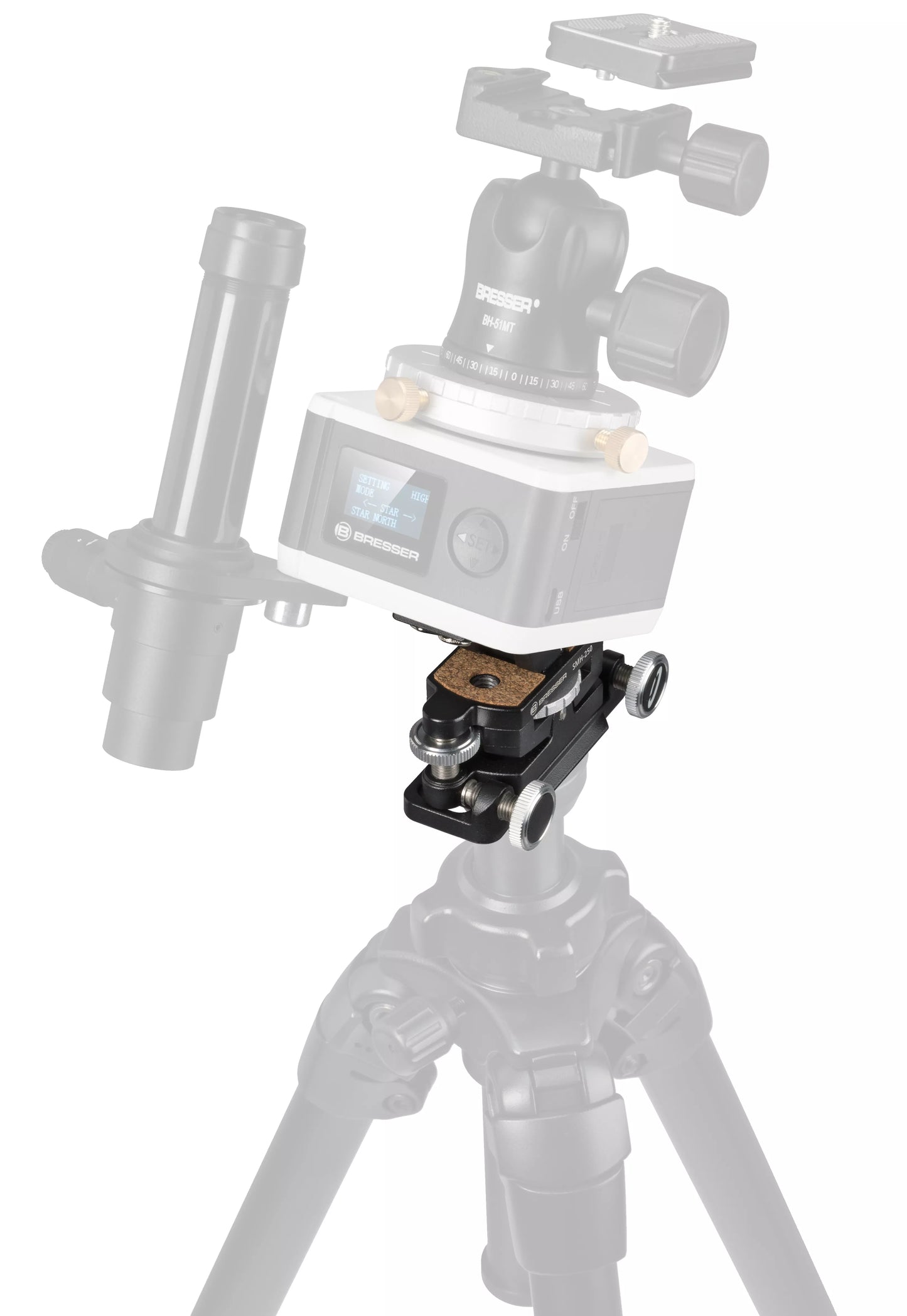 BRESSER Micro Motion Head MH-100 (Polar-Wedge)