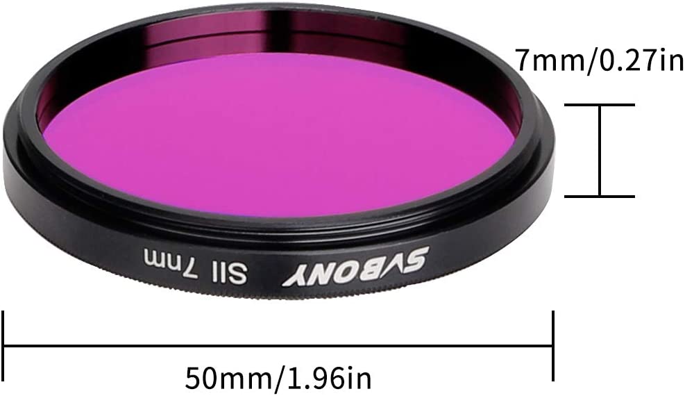 Filtro de banda estrecha SII 7nm SVBONY para CCD