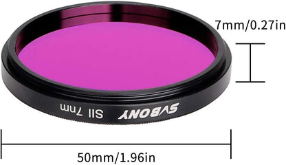 Filtro de banda estrecha SII 7nm SVBONY para CCD