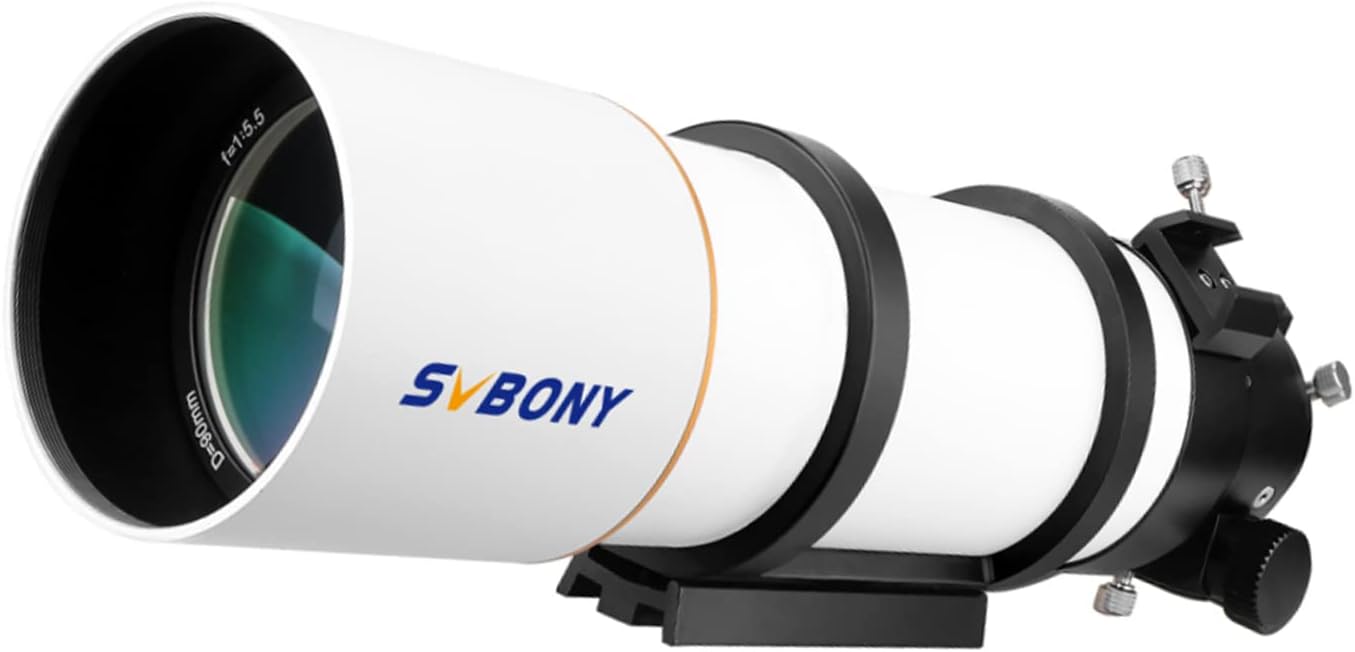 Telescope Astronomique SV48P 90mm f/5,5 avec Objectif ED et Focuser Double Vitesse