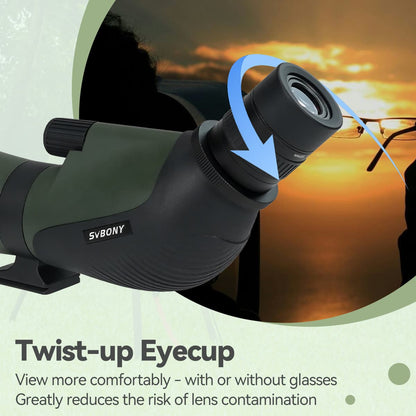 Binoculars for observation 20-60x80mm with Porro Prism for astronomy - Svbony