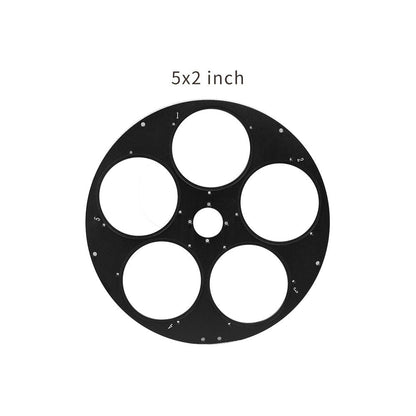 Disque de roue à filtres AFW 7x36mm vers roue 5x2 pouces - ToupTek Astro