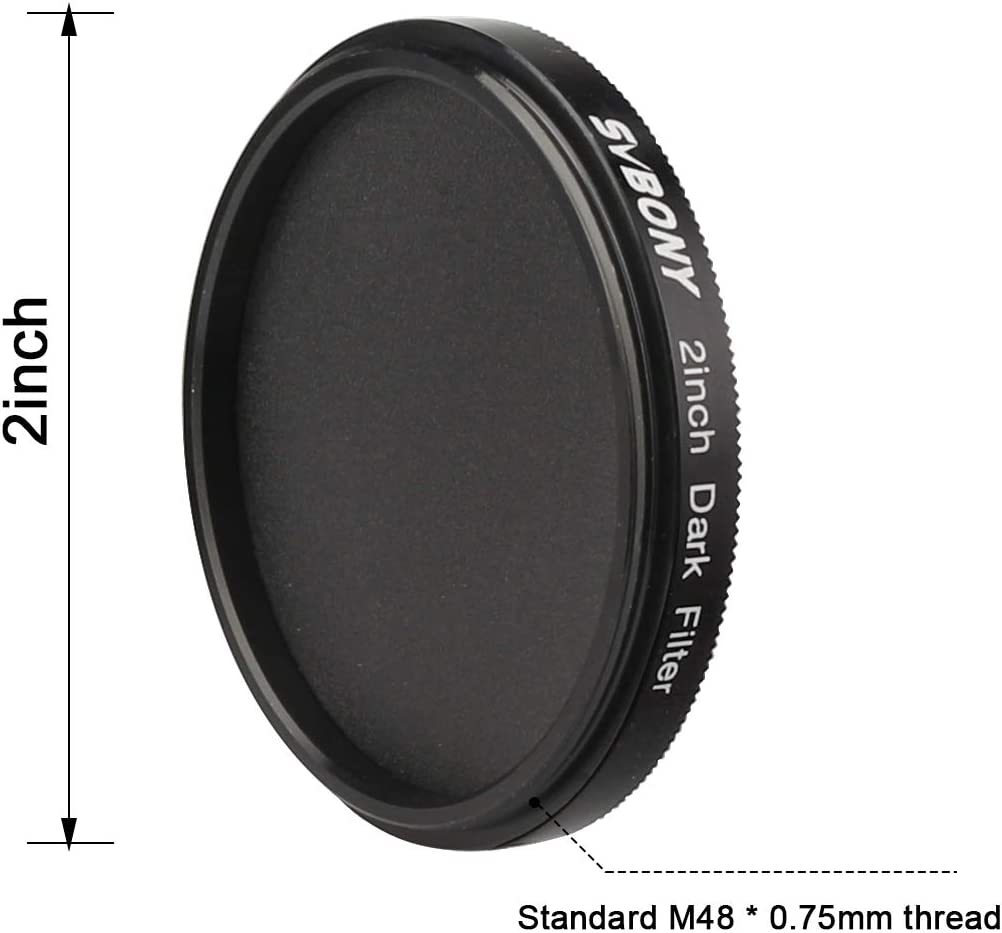 Filtre SV164 Dark voor CCD-camera's 2 inch - Optica