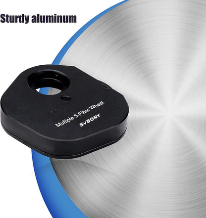 SVBONY SV133 - Filter wheel for telescope, 1.25 inches, 5 positions