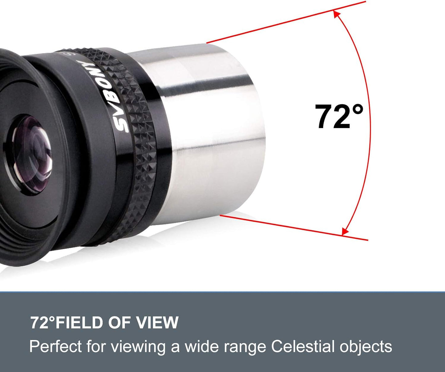 Ocular Super Grand Champ 34mm 72° pentru Observația DSO - Svbony