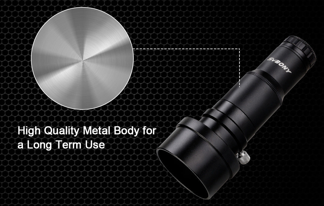 Collimator Laser Roșu SVBONY SV121 1.25'' pentru Telescopuri Newtoniene și SCT