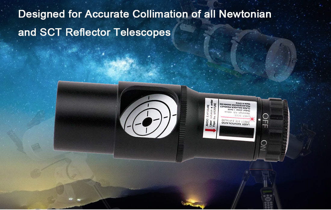 Collimator Laser Roșu SVBONY SV121 1.25'' pentru Telescopuri Newtoniene și SCT