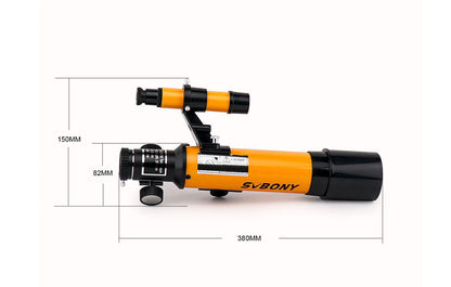 Telescópio para Astronomia SVBONY SV502 para Crianças - 50mm