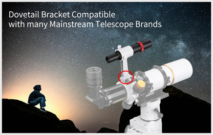 Lunette de visée métallique SV182 6x30 pour télescope d'astronomie avec support