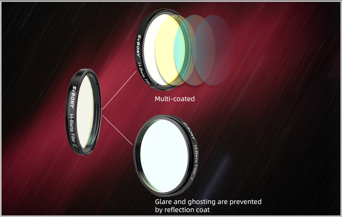 SV132 H-Beta 25nm Narrowband Filter for Visual Nebulosity