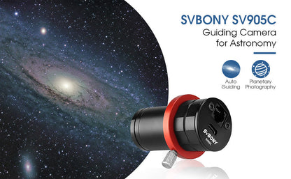 Camera's Guide SV905C su Magnezys CMOS 1.25"" for Astropunktavimo— SVBony