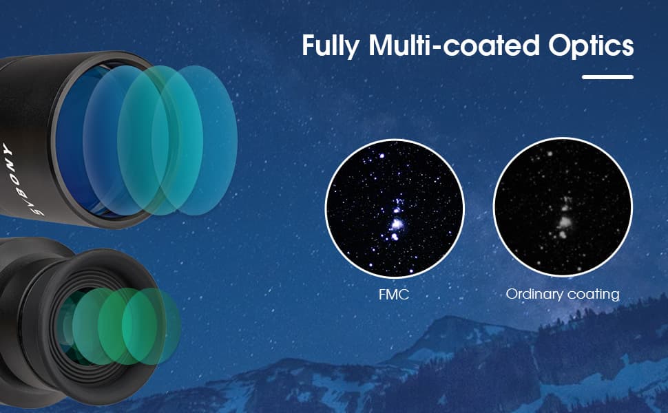 Lunetta de visió SV208 8x50 per a telescopi astronòmic