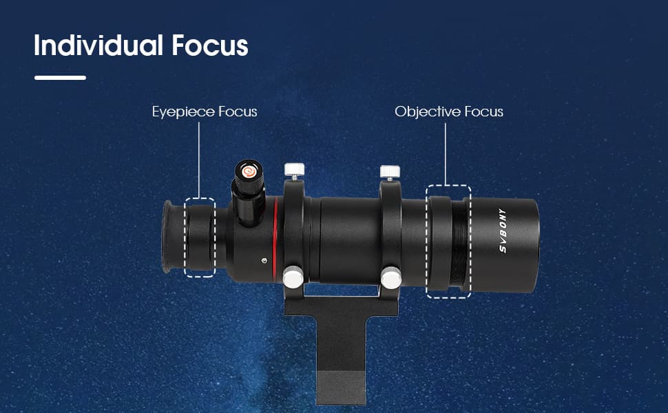 Lunetta de visió SV208 8x50 per a telescopi astronòmic
