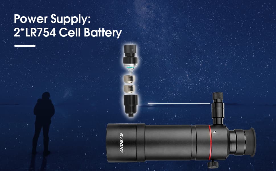 Lunetta de visió SV208 8x50 per a telescopi astronòmic