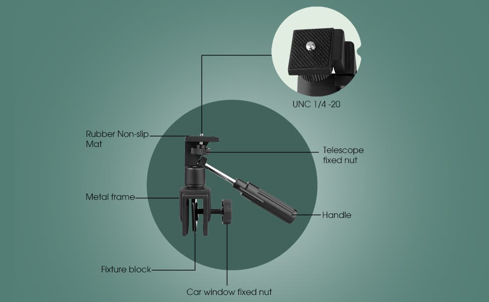 SV126 Vehicle Window Support for Monocular and Binoculars - SVBONY