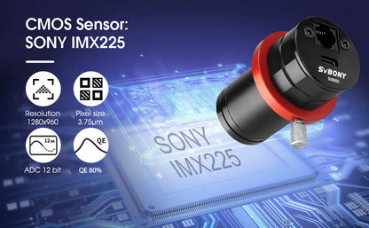 Camera's Guide SV905C su Magnezys CMOS 1.25"" for Astropunktavimo— SVBony