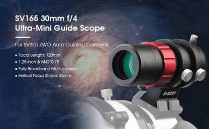 SV165 Mini Guider Scope 30mm/120mm F4