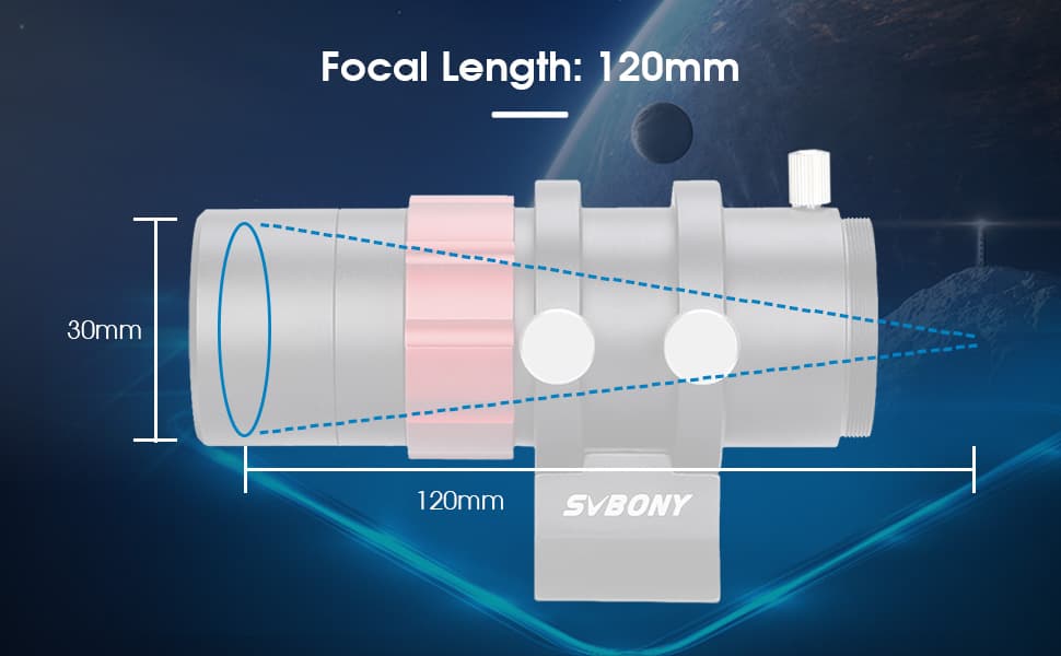 SV165 Mini Guider Scope 30mm/120mm F4