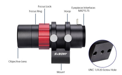 SV165 Mini Guider Scope 30mm/120mm F4