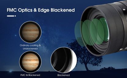 Oculaire Zoom SVBONY SV135 1,25" 7-21 mm avec Champ de Vision Variable