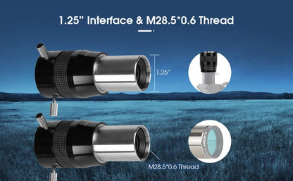 لنز بارلو SV216 1.25 إنش 2x 4-مكون
